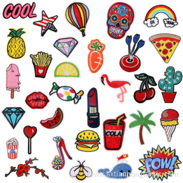 Factory Direct Custom Cute Cartoon Cloth Stickers